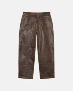 stussy brown pant