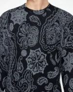 stussy black sweater