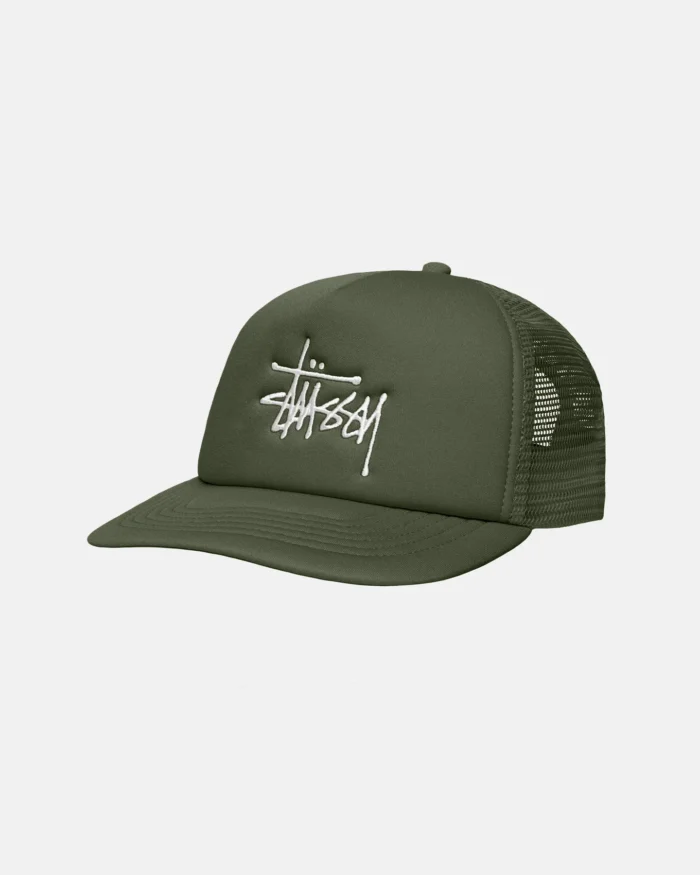 stussy olive cap