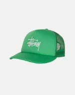 stussy green cap