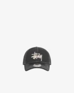 stussy black cap