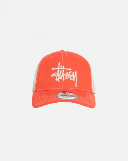 stussy orange cap