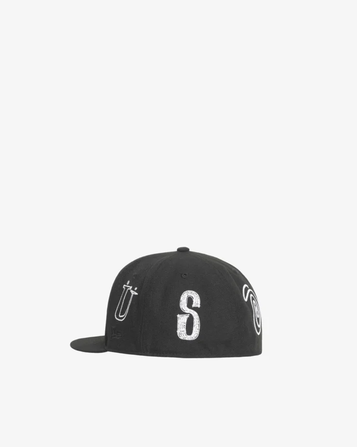 stussy black cap