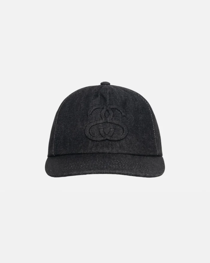 stussy black cap