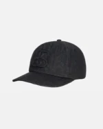 stussy black cap