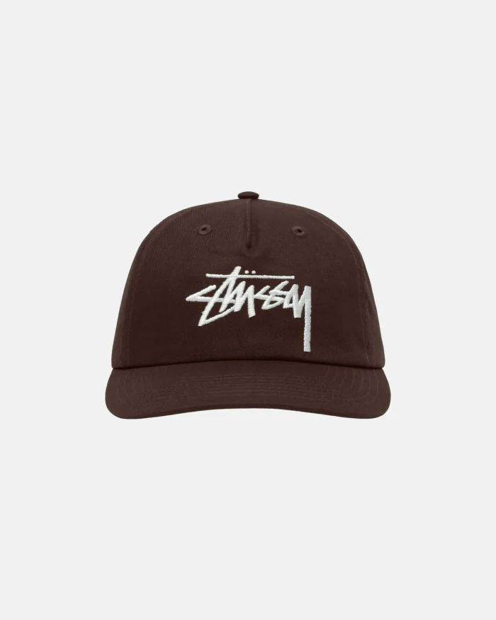 stussy brown cap