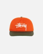 stussy orange cap