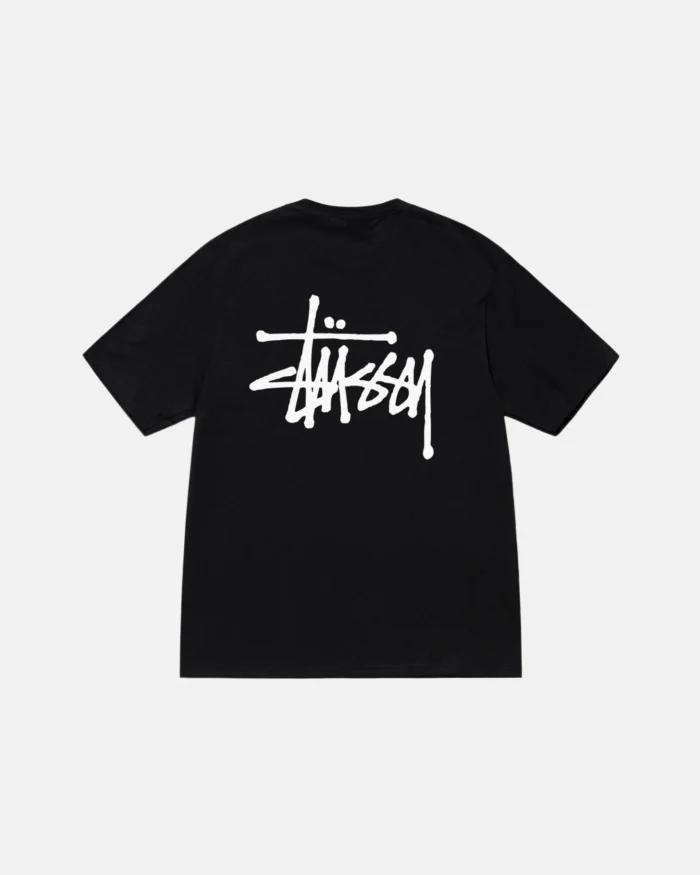 stussy black t-shirt