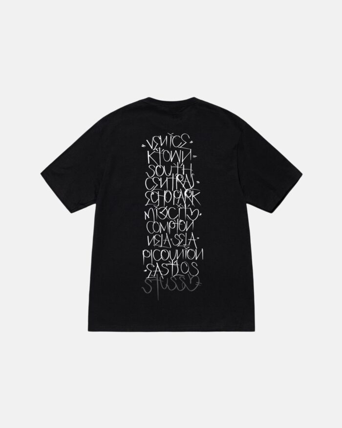 stussy black t-shirt