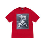 stussy red t-shirt