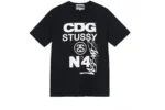 stussy black t-shirt