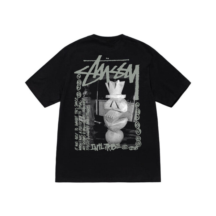 stussy black t-shirt