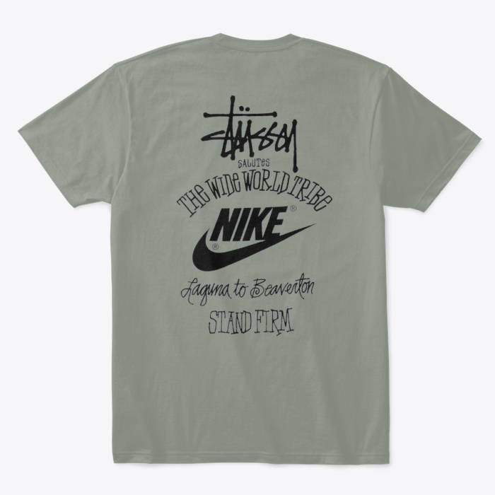 stussy gray t-shirt