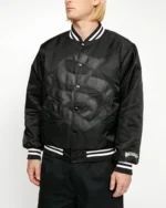 stussy black jacket