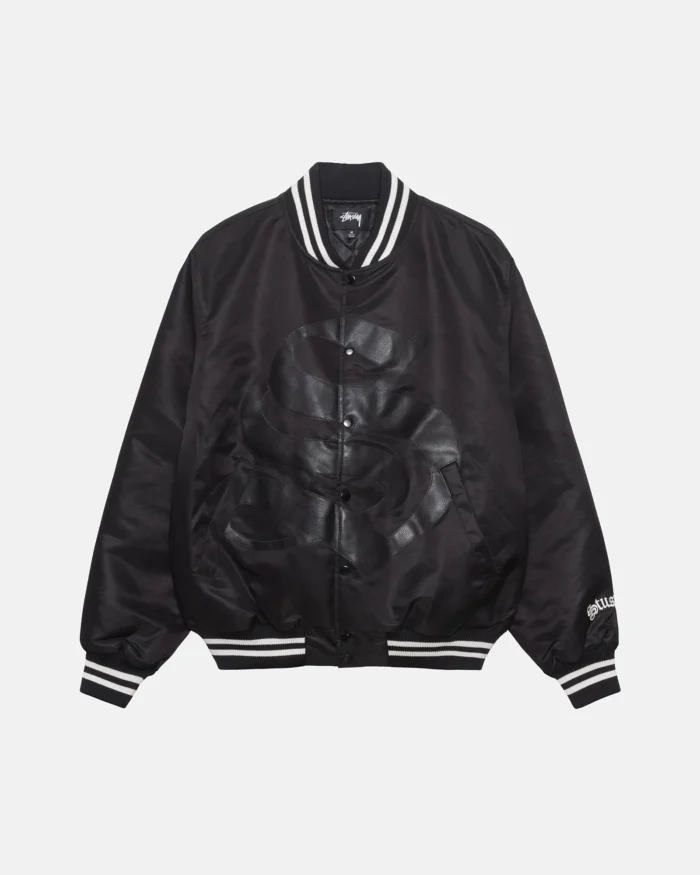 stussy black jacket