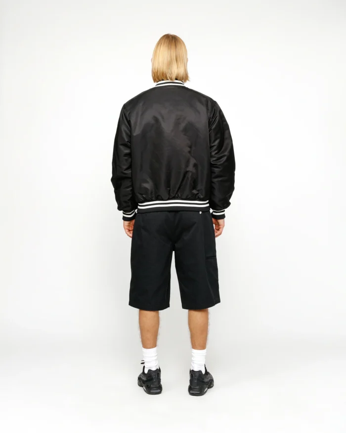 stussy black jacket