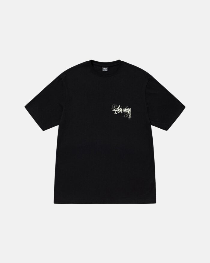 stussy black t-shirt