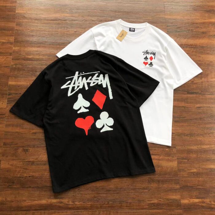 stussy black t-shirt