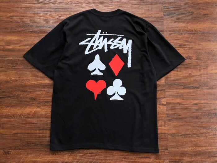 stussy black t-shirt