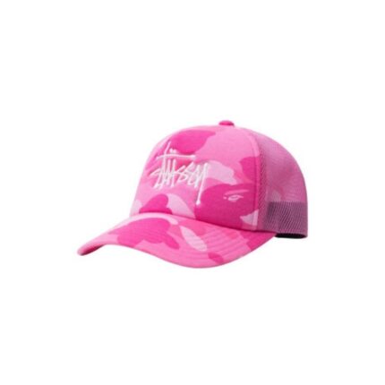 stussy pink cap