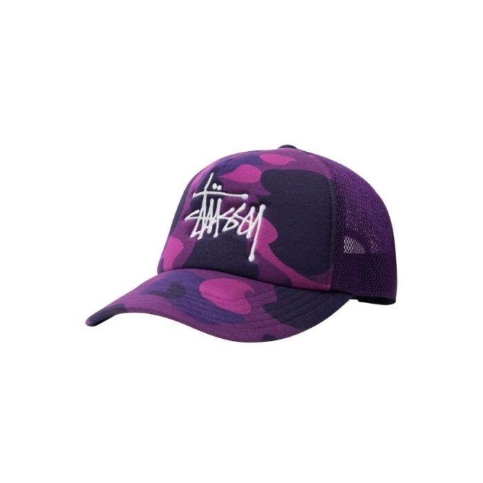 stussy purple cap