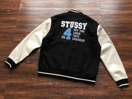 stussy black jacket