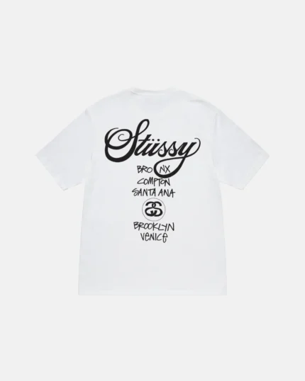 stussy white t-shirt
