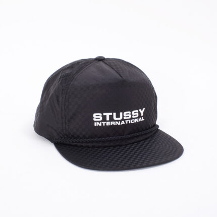 stussy black cap