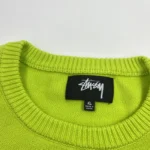 stussy lime sweater