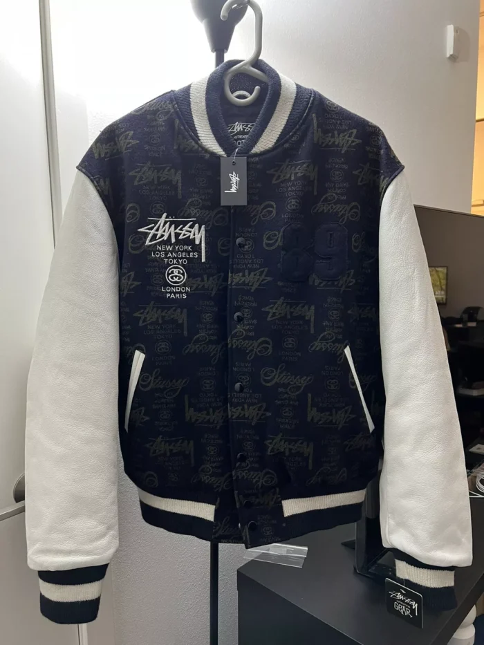 stussy black jacket