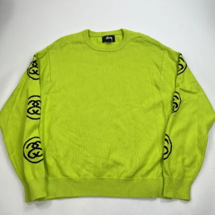 stussy lime sweater