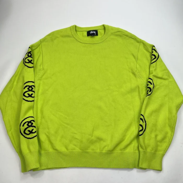 stussy lime sweater