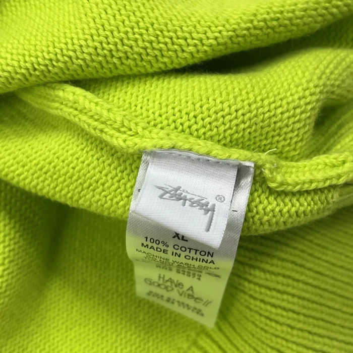 stussy lime sweater