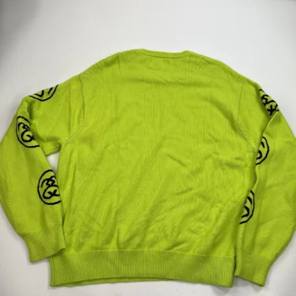stussy lime sweater