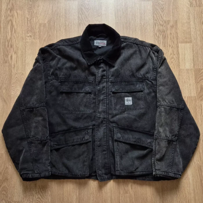 stussy black jacket