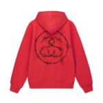 STUSSY RED BARB HOODIE