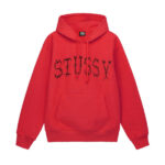 STUSSY RED BARB HOODIE