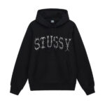 STUSSY BLACK BARB HOODIE