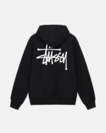 BASIC STÜSSY BLACK HOODIE