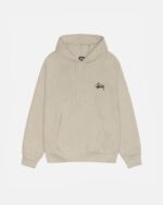 BASIC STÜSSY CREAM HOODIE