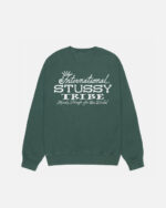 Stussy green sweatshirt