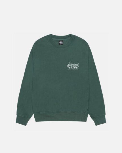 Stussy green sweatshirt