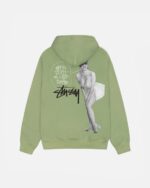 SKATE TOUGH ZIP GREEN HOODIE