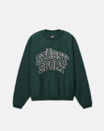 Stussy green sweatshirt