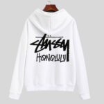 Stussy Honolulu White Hoodie