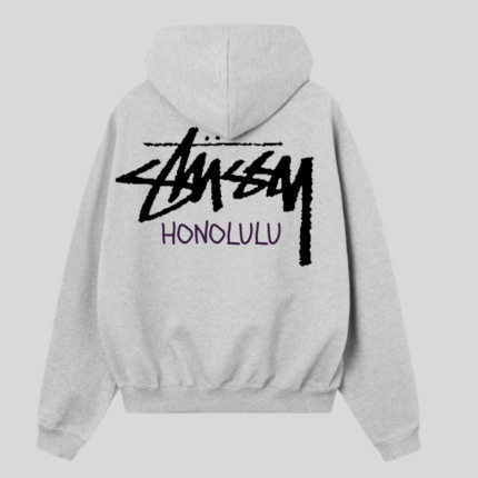 Stussy Honolulu Grey Hoodie