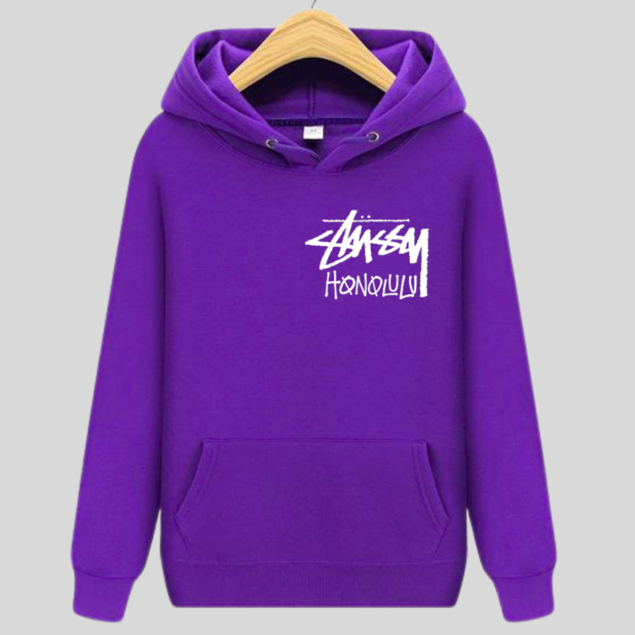 Stussy Honolulu Purple Hoodie