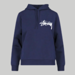 Stussy 8 Ball Fleece Blue Hoodie