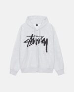 VENUS ZIP GREY HOODIE