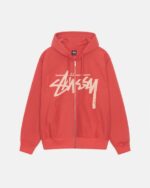 VENUS ZIP HOODIE RED